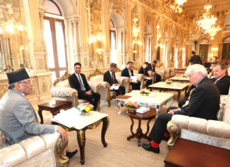 प्रधानमन्त्रीसँग बेलायतका विकासमन्त्रीको भेट