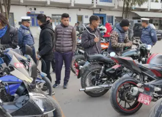 स्वरूप परिवर्तन गरी ध्वनि प्रदूषण गराउने २७ मोटरसाइकल नियन्त्रणमा