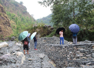 बस्ती संरक्षणका लागि कालीगण्डकीमा तटबन्ध