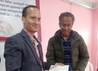 जीवन रायमाझीलाई पास्टर अभिषेक गरियो (तस्बिरसहित)