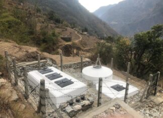 दुई हजार तीन सय ८० खानेपानी आयोजना निर्माण