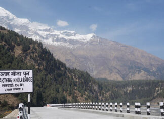 वेनी–जोमसोम–कोरला सडकमा पाँच पुल निर्माण