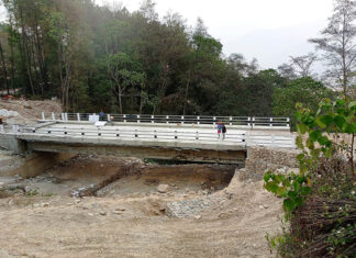 बागलुङको रिठेखोलामा पक्की पुल निर्माण