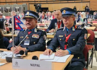 प्रहरी महानिरीक्षक कुँवर फ्रान्समा आयोजित एनसीबी सम्मेलनमा सहभागी