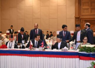 राष्ट्रपतिद्वारा कतारका अमिरको सम्मानमा रात्रिभोज आयोजना