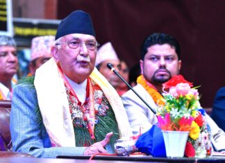 वर्तमान सत्ता समीकरणलाई कमजोर हुन दिँदैनौँ :अध्यक्ष ओली