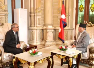 प्रधानमन्त्रीसँग बिम्स्टेकका महासचिवको शिष्टाचार भेट