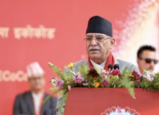 प्रधानमन्त्रीद्वारा सुनकोशी–मरिण डाइभर्सनको सुरुङ ‘ब्रेक थ्रु’ (तस्बिरसहित)