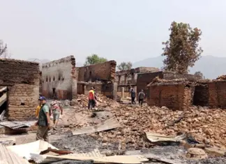 खोटाङका अग्निपीडितलाई आर्थिक सहयोग