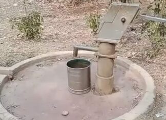 खडेरीका कारण ट्युबेलको पानी सुक्न थाल्यो