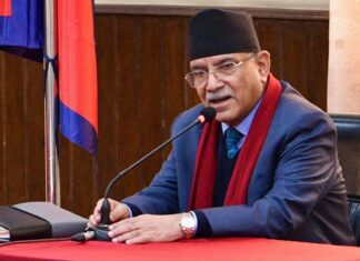 प्रधानमन्त्री दाहालले आज विश्वासको मत लिनुहुँदै