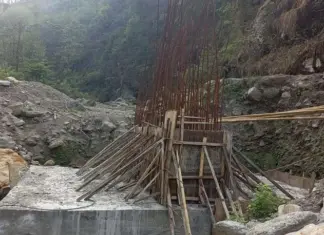 छ करोडको लागतमा तनहुँको बुल्दीखोलामा पुल बन्दै