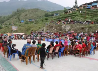 चालीस लाख खर्चेर म्याग्दीको दग्नाममा खेलमैदान निर्माण