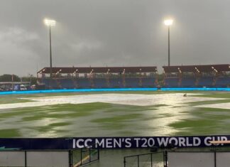 विश्वकप टी-२० क्रिकेटः वर्षाका कारण नेपाल र श्रीलङ्काबीचको खेलमा टस हुन सकेन