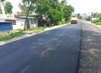 बिर्तामोड–शनिश्चरे सडक कालोपत्र : स्थानीयवासी खुसी