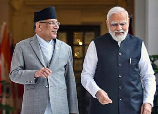 प्रधानमन्त्री दाहाल आज अपराह्न भारत भ्रमणमा जानुहुँदै