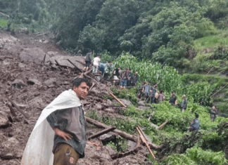 पहिरोमा परी एकै परिवारका चारजनाको मृत्य, दुई घाइते