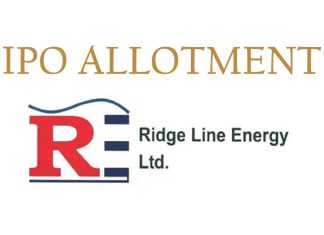 रिज लाइन इनर्जीको आईपीओ बाँडफाँड, १ लाख १८ हजार २६ जनाले पाए शेयर